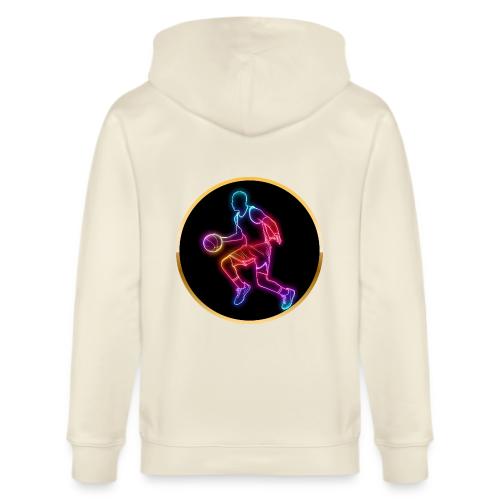 Basketball: Neon Dribble Pulse - Stanley/Stella Cultivator Organic Zip Hoodie