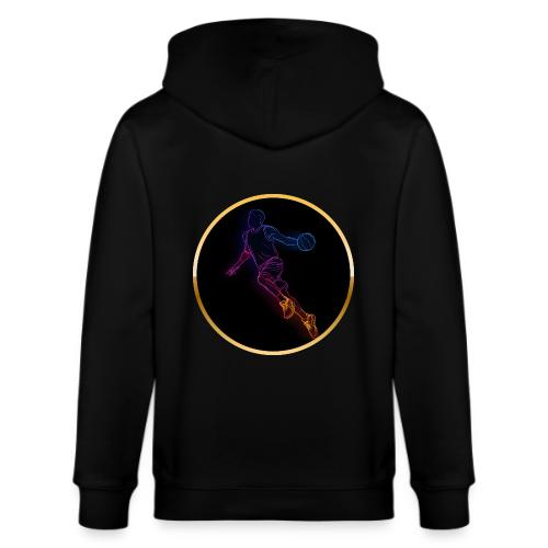 Basketball: Neon Jump Shot - Stanley/Stella Cultivator Organic Zip Hoodie
