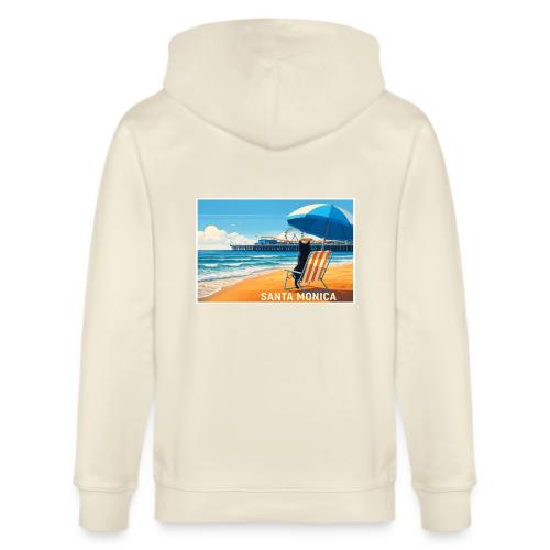 Santa Monica Beach Cat - Stanley/Stella Cultivator Organic Zip Hoodie