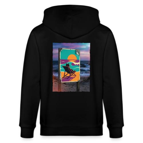 Sunset Cat Sign - Stanley/Stella Cultivator Organic Zip Hoodie