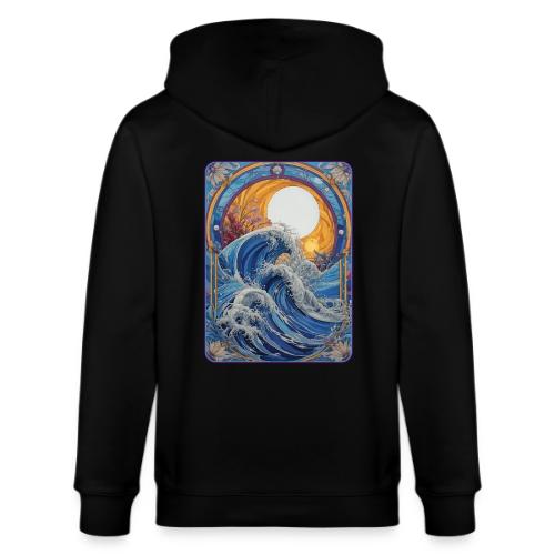Art Nouveau Wave - Stanley/Stella Cultivator Organic Zip Hoodie