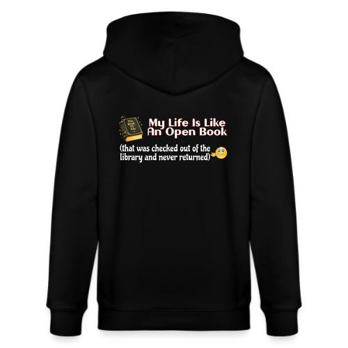 Open Book - Stanley/Stella Cultivator Organic Zip Hoodie