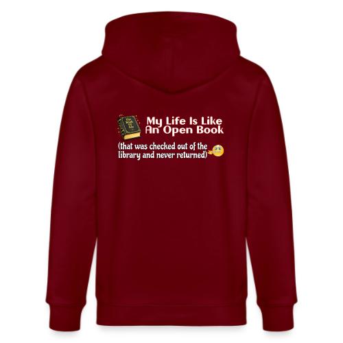 Open Book - Stanley/Stella Cultivator Organic Zip Hoodie