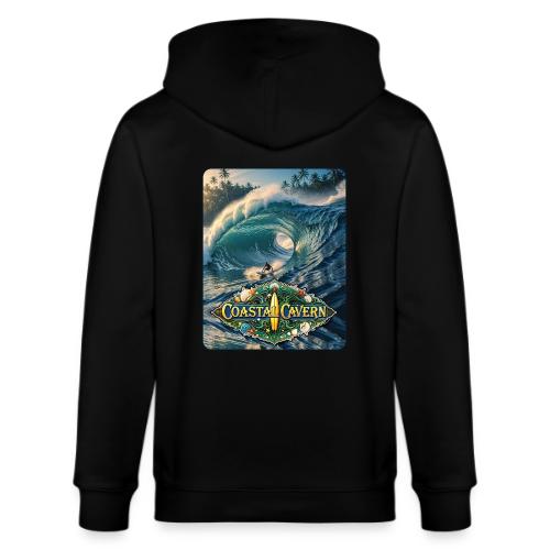 Coastal Cavern Wave - Stanley/Stella Cultivator Organic Zip Hoodie