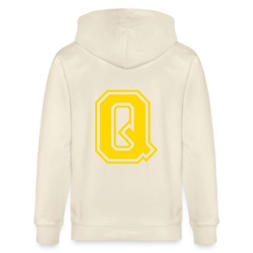 Letter Q – Capital Athletic Alphabet Monogram - Stanley/Stella Cultivator Organic Zip Hoodie