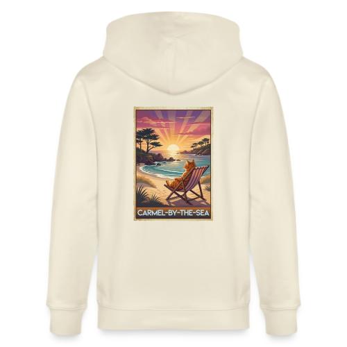 Beach Cat At Carmel-By-The-Sea - Stanley/Stella Cultivator Organic Zip Hoodie