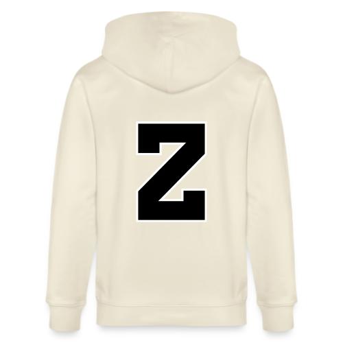 Varsity Letter Z Athletic Font Design - Stanley/Stella Cultivator Organic Zip Hoodie