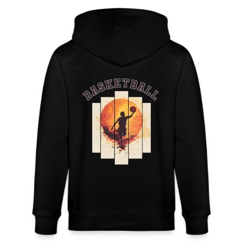 Basketball again and again - Stanley/Stella Cultivator Organic Zip Hoodie