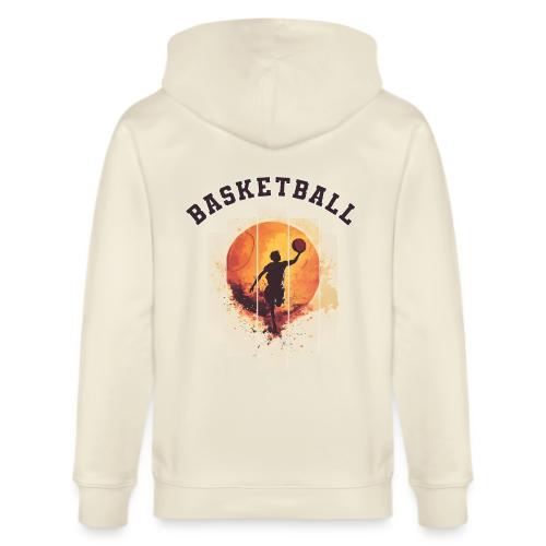 Basketball again and again - Stanley/Stella Cultivator Organic Zip Hoodie