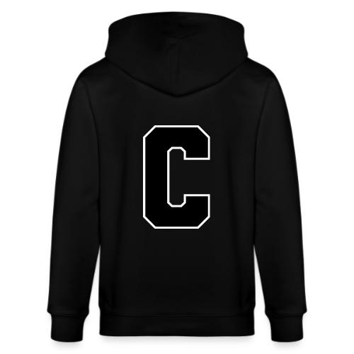Varsity Letter C Collegiate Monogram - Stanley/Stella Cultivator Organic Zip Hoodie