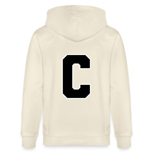 Varsity Letter C Collegiate Monogram - Stanley/Stella Cultivator Organic Zip Hoodie