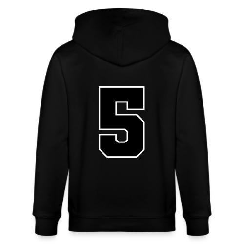 Varsity Number 5 Athletic Design - Stanley/Stella Cultivator Organic Zip Hoodie
