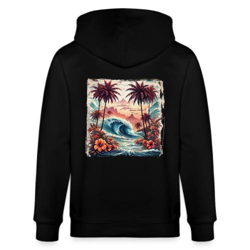 Paradise Wave - Stanley/Stella Cultivator Organic Zip Hoodie