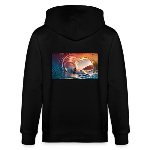 Biggest Barrel Wave - Stanley/Stella Cultivator Organic Zip Hoodie