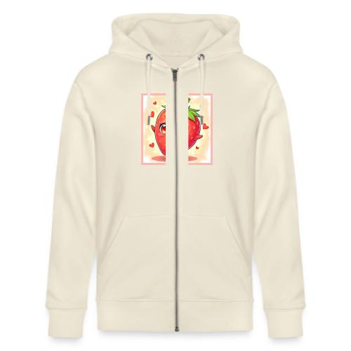 Adorable Sweet Strawberry Bliss - Stanley/Stella Cultivator Organic Zip Hoodie