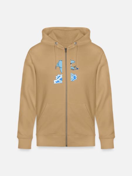Dolphin Water Ski - Stanley/Stella Cultivator Organic Zip Hoodie -