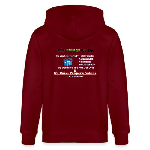 The Things We Do - Property - Stanley/Stella Cultivator Organic Zip Hoodie