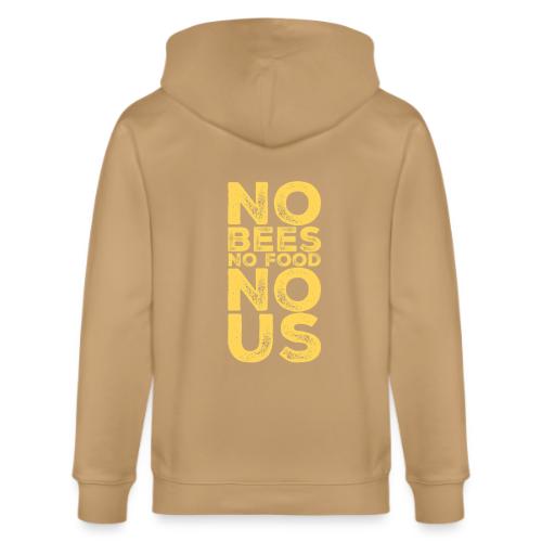 No Bees No Food No US - Stanley/Stella Cultivator Organic Zip Hoodie