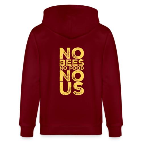 No Bees No Food No US - Stanley/Stella Cultivator Organic Zip Hoodie