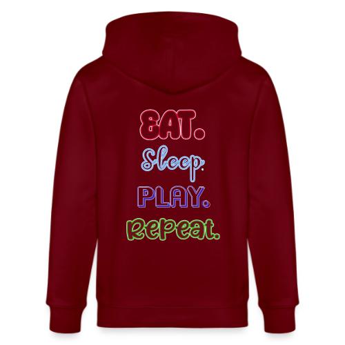 Eat. Sleep. Play. Repeat - Stanley/Stella Cultivator Organic Zip Hoodie