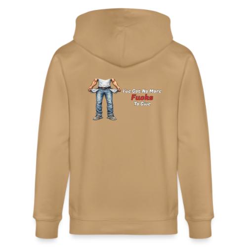 No More Fucks To Give - Stanley/Stella Cultivator Organic Zip Hoodie