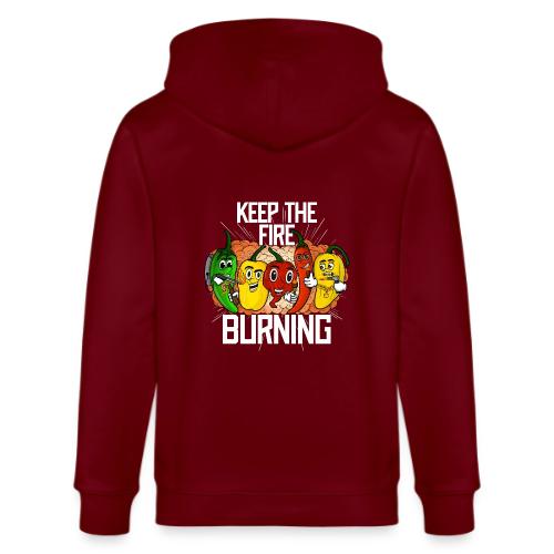 keep the fire burning - Stanley/Stella Cultivator Organic Zip Hoodie