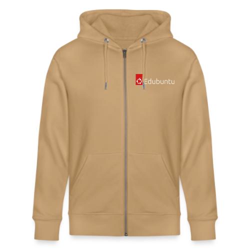 Edubuntu Logo 2023 - White - Stanley/Stella Cultivator Organic Zip Hoodie