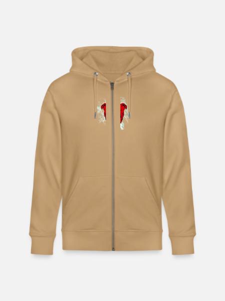 Red Dog Beer - Stanley/Stella Cultivator Organic Zip Hoodie - anthracite