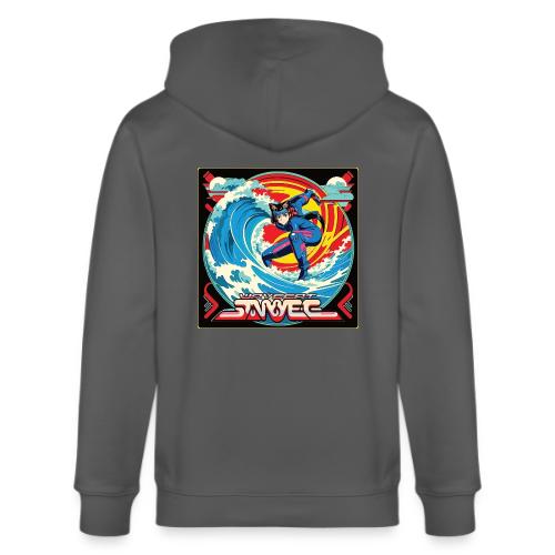 Anime Wavecat Surfer - Stanley/Stella Cultivator Organic Zip Hoodie