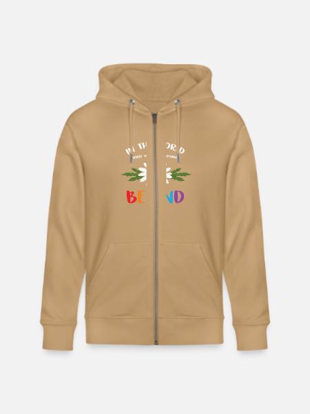 Be Anything Be Kind Pride - Stanley/Stella Cultivator Organic Zip Hoodie - 