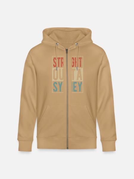 Straight outta Sydney - Stanley/Stella Cultivator Organic Zip Hoodie -