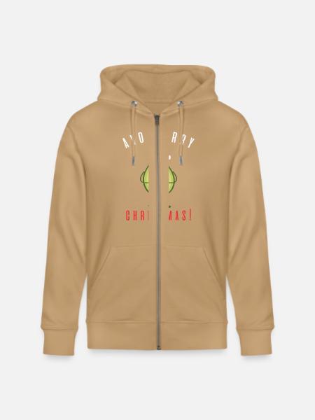 Avo Merry Christmas - Stanley/Stella Cultivator Organic Zip Hoodie -