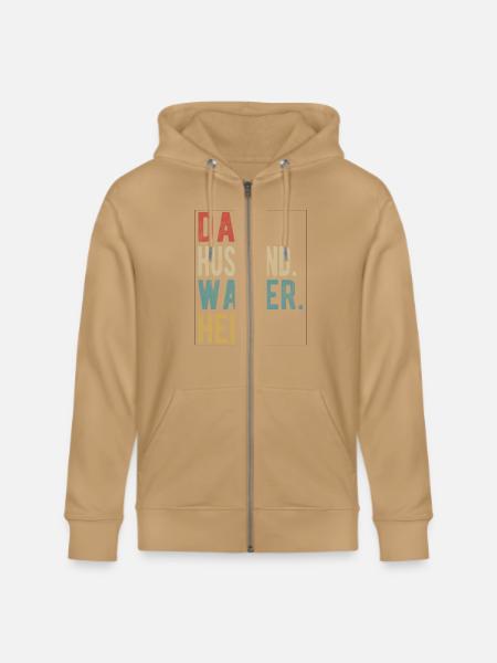 Waiter Dad Husband Hero - Stanley/Stella Cultivator Organic Zip Hoodie -