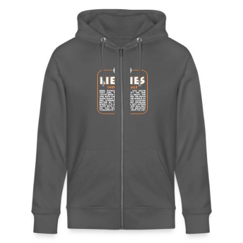 LIES, Lies IPA Shirt - Stanley/Stella Cultivator Organic Zip Hoodie