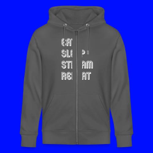 Eat Sleep Stream Repeat - Stanley/Stella Cultivator Organic Zip Hoodie