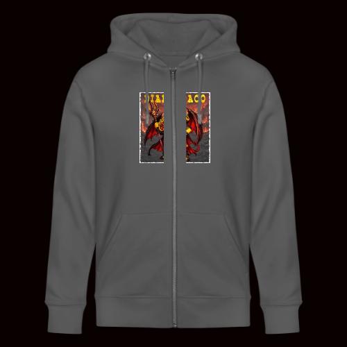 The Diablo Taco Spicy Demon Character - Stanley/Stella Cultivator Organic Zip Hoodie