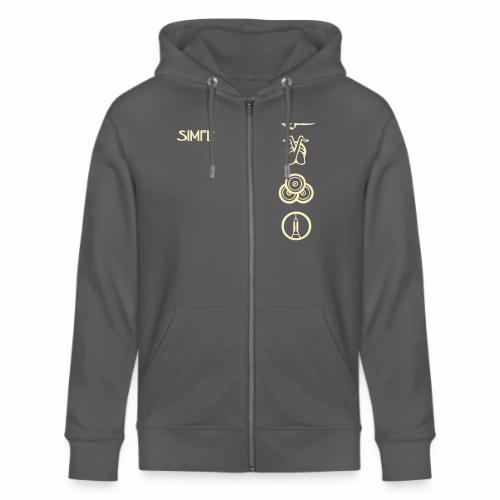 simplesymbolsvert - Stanley/Stella Cultivator Organic Zip Hoodie