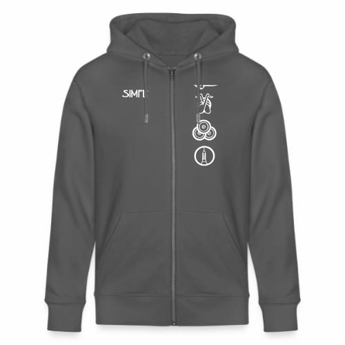 simplesymbolsvert - Stanley/Stella Cultivator Organic Zip Hoodie