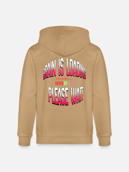 Brain Loading Please Wait - Stanley/Stella Cultivator Organic Zip Hoodie -