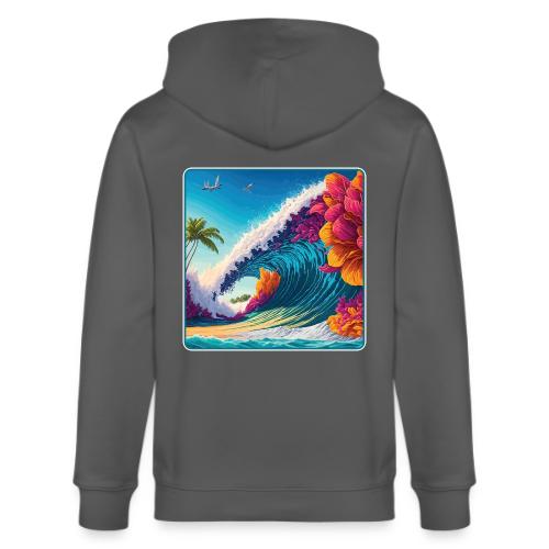 Giant Shore Pound Wave - Stanley/Stella Cultivator Organic Zip Hoodie