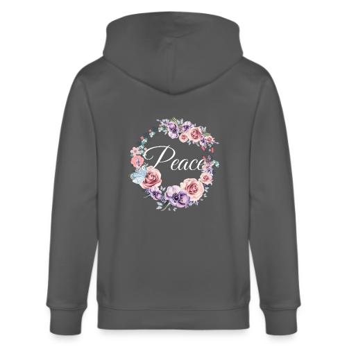 Peace Floral Design - Stanley/Stella Cultivator Organic Zip Hoodie