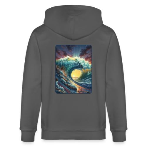Eternal Circle Wave - Stanley/Stella Cultivator Organic Zip Hoodie