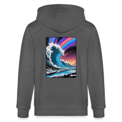Rainbow Sky Dream Wave - Stanley/Stella Cultivator Organic Zip Hoodie