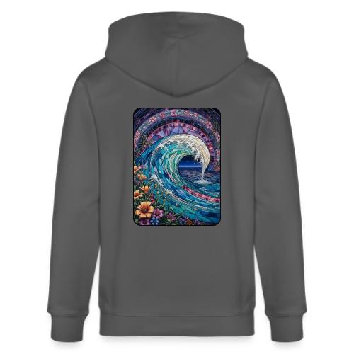 Stained Glass Wave - Stanley/Stella Cultivator Organic Zip Hoodie