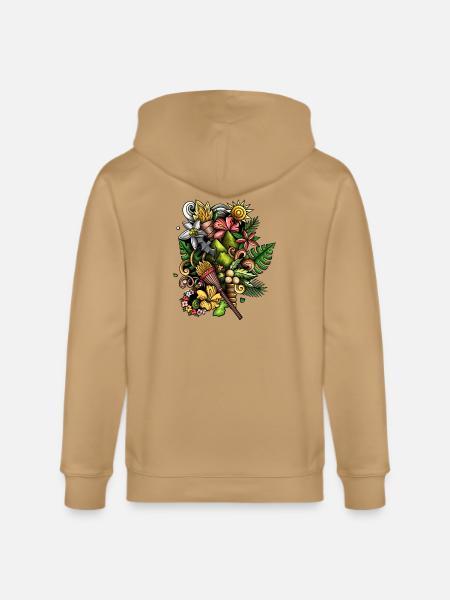 Lunar Dreamcatcher - Stanley/Stella Cultivator Organic Zip Hoodie -