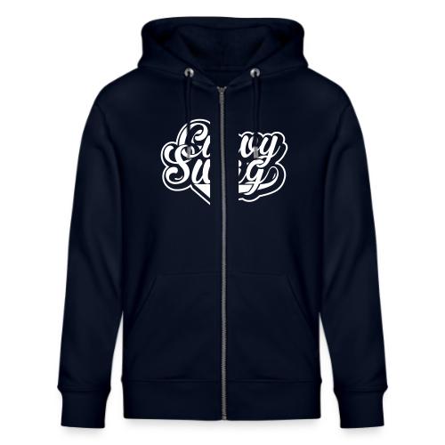 Curvy Swag Reversed Out Design - Stanley/Stella Cultivator Organic Zip Hoodie