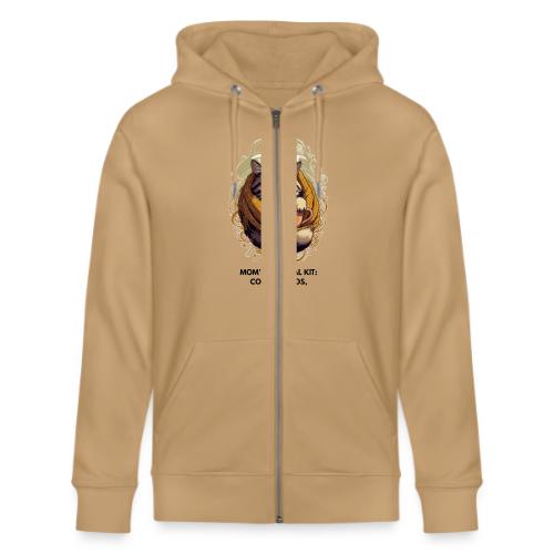 Powered by Sarcasm Cat Tee - Stanley/Stella Cultivator Organic Zip Hoodie