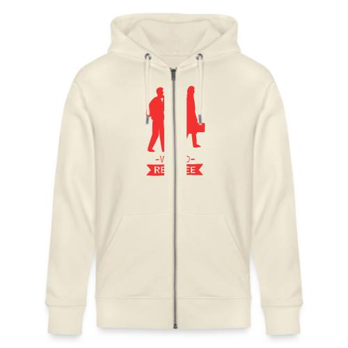 world refugee day red - Stanley/Stella Cultivator Organic Zip Hoodie