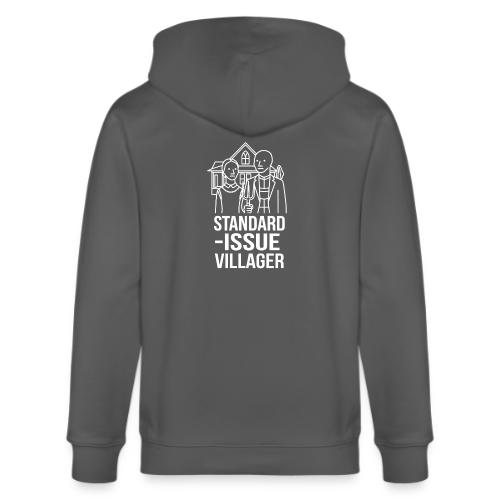 Standard-Issue Villagers (White on Color) - Stanley/Stella Cultivator Organic Zip Hoodie