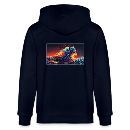 Wavecat Firelight Wave - Stanley/Stella Cultivator Organic Zip Hoodie